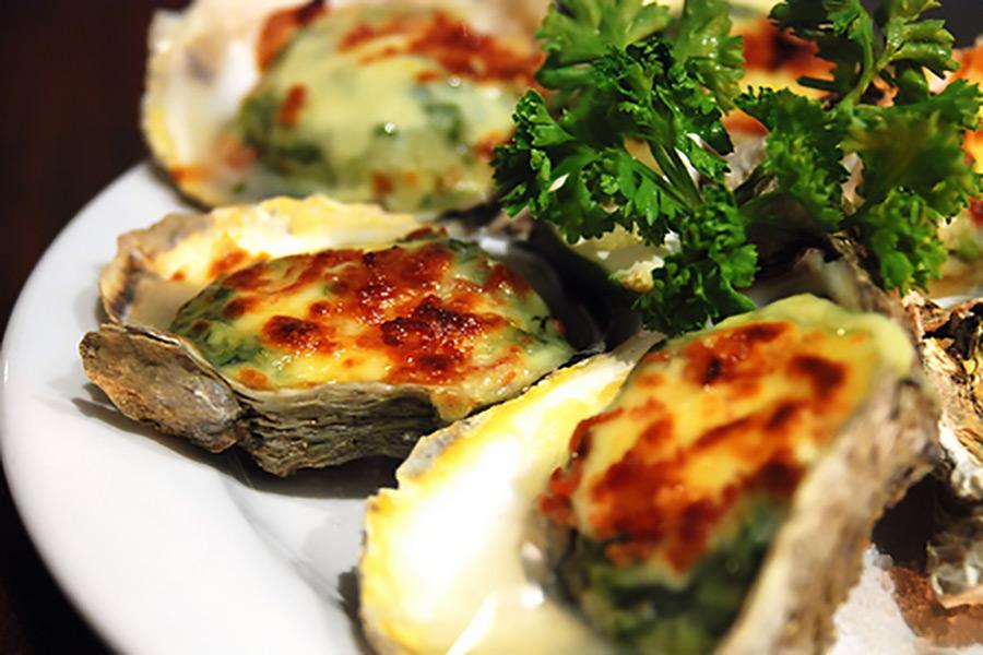 Huître Rockefeller au Wakame