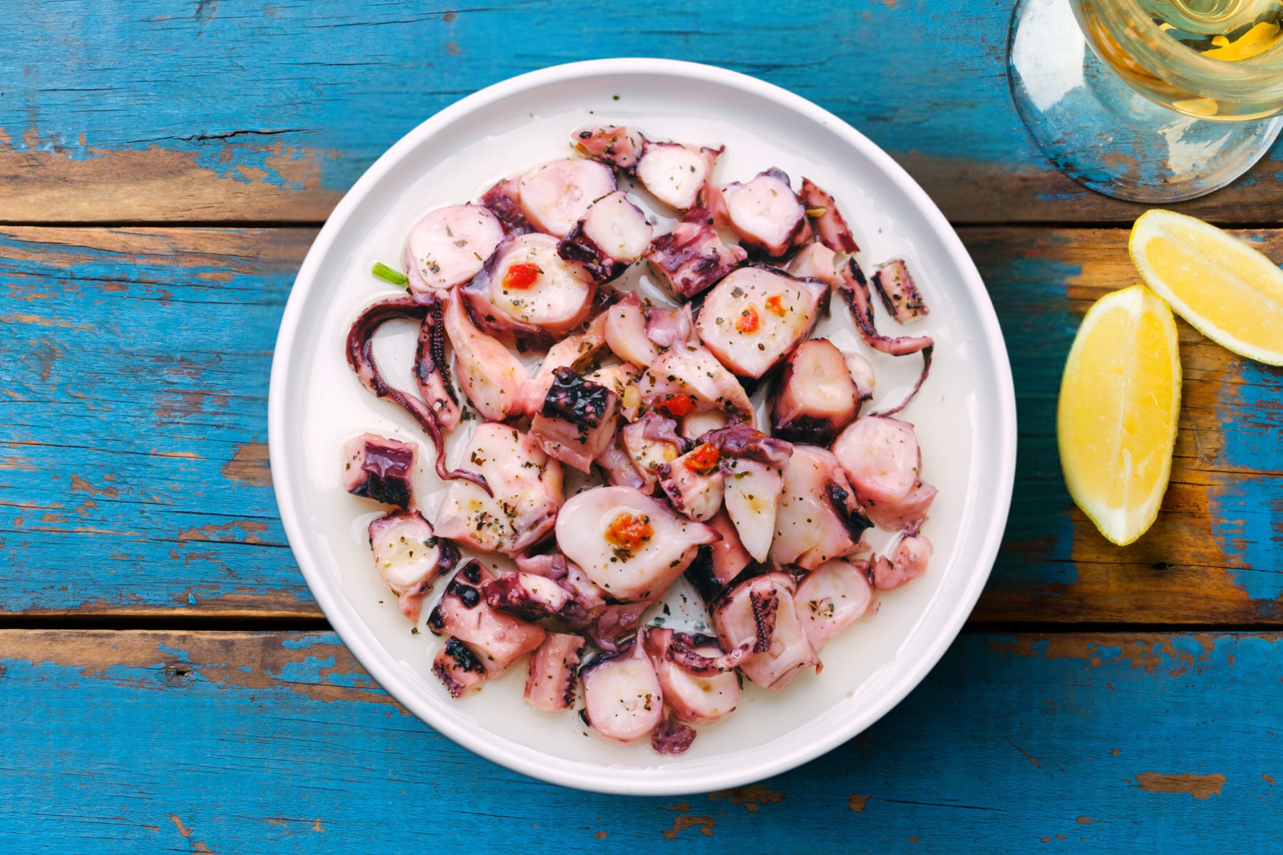 Pieuvre marinée - 227 gr